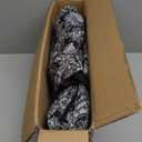 American Mahjong Game Set, 166 Black Tiles (1.2), 4 All-in-One Color Rack/Pushers & Drawstring Bag, Complete Mahjong Set with Black Carrying Bag and Mahjong Tiles Set Accessories