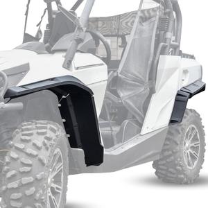 SAUTVS Extended Fender Flares Mud Flaps Wider XXL Mud Guards Extension for Can-Am Commander & Commander Max 800 1000 2011-2020 Accessories (8PCS, Replace 715002451, 715001013)
