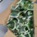 Fake English Ivy Plants in Pots Set of 2 Realistic Artificial Ivy Greenery for Home Decor, Tabletop, Office, Shelf, Balcony, Lifelike Faux Hanging Vines, No Maintenance Required - White and Green