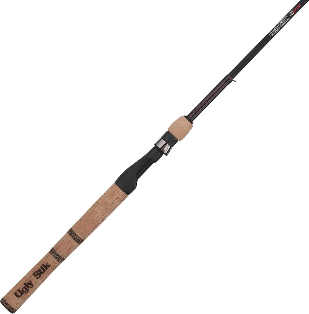 Ugly Stik Elite Spinning Fishing Rod, Old Model, 6' - Medium - 2pc
