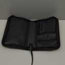 Talayituse Red Rose Floral Pattern Faux Leather Bible Cover for Men Boys Women Girls Christian Bible Case with Handle Carrying Book Case Protector Bible Tote Handbag Gifts, M