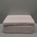 Greenstell Vanity Stool Chair Faux Fur with Storage, 15.7"L x 11.8"W x 19.4"H Soft Ottoman 4 Metal Legs with Anti-Slip Feet, Furry Padded Seat, Modern Multifunctional Chairs for Makeup, Bedroom Pink