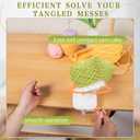 SPEENSUN Yarn Winder for Crocheting, Yarn Spinner, 3.5 OZ Easy-to-Install and Efficiently Yarns Cake Winder with Lower Noise for Yarns Below Size 5, Best for Crochet and Knitting Lover