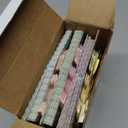 60 Pcs Mini Paper Popcorn Box Cardboard Popcorn Bucket Disposable Cardboard Snack Container for Party Movie Night Wedding Decorations, 2.2 x 4.1 x 2.9 Inches (Classic Color)