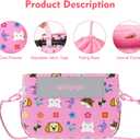 Bike Basket Front Kids,Bicycle Front Basket Handlebar Bag,Cute Kids Bike Baskets Fit Most Children Bicycles Scooters Balance Bikes,Convertible into a Shoulder Bag,Boys and Girls