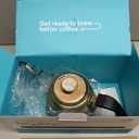 Barista Warrior Pour Over Coffee Kettle with Thermometer for Exact Temperature  Gooseneck Kettle for Pour Over Coffee and Tea, Stainless Steel for All Stovetops (1.0 Liter, 34 fl oz)