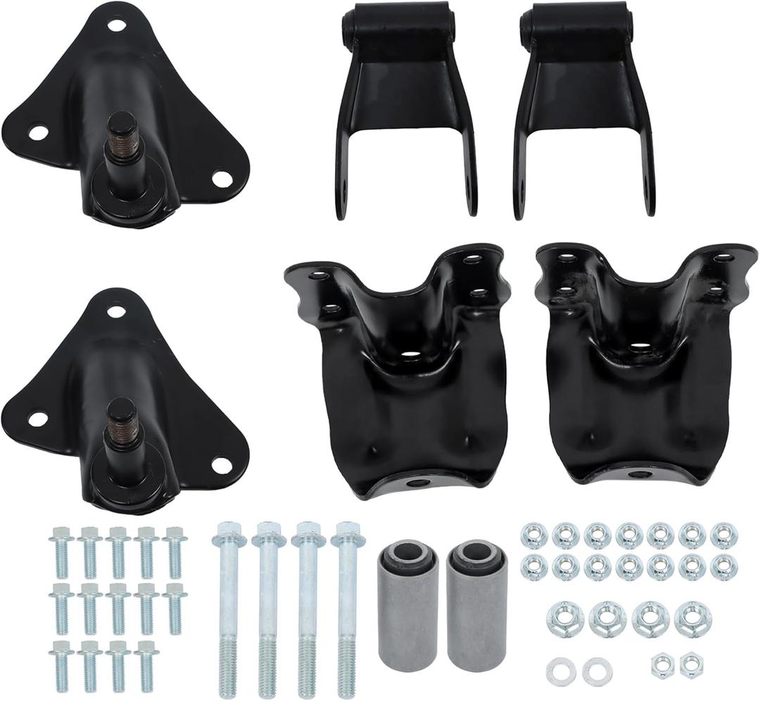 Rear Leaf Spring Hanger Shackle Shock Mount Replacement for Ford Ranger 924-408 722-010