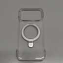 TORRAS Ostand Slim for iPhone 17 Pro Max Case Clear, Upgraded Magnetic Stand, Fit for MagSafe, Frameless with Thin Open-Edge Fit, Minimalist Phone Case for iPhone 17 Pro Max, 6.9'', Drop Protection