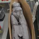 Kigley 2 Pcs Chaise Lounge Cushions, 78 x 22 x 4.7 Inch Outdoor Lounge Chair Cushions with Pocket, Thick Tufted Patio Recliner Replacement with Ties, Fade Resistant for Pool Furniture (Light Gray)