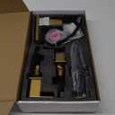 Hoimpro 8 Inch Brushed Gold Widespread Waterfall Bathroom Sink Faucet, Square Two Handle Vanity Bathroom Faucet with cUPC Supply Hose, 3 Holes Faucet with Pop Up Drain, Stainless Steel