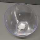 Party Essentials N604421 Disposable Hard Plastic Contemporary Angle Bowl, 4-Count, 60 oz. Clear