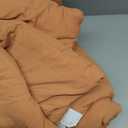 Bedsure Queen Comforter Set, Pumpkin Soft Prewashed Bedding for All Seasons, 3 Pieces GentleSoft Bed Set, 1 Lightweight Comforter (90"x90") and 2 Pillowcases (20"x26")