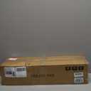 QWO 42" White Outdoor Ceiling Fan No Light, Solid Wood Small Living Room Ceiling Fans Without Lights, Modern Ceiling Fan With Remote For Bedroom