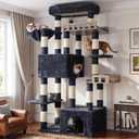 Maine Coon Cat Tree, Heavy Duty Cat Tower for 20 lbs+, GCT033G