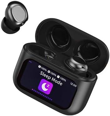 Sleep Earbuds Bluetooth 5.4 in Ear Touch Screen Sleep Headphones, Small Design Mini Sleep Earbuds for Side Sleepers with Sleep Mode, 48H Playtime Sleep Earphones Clear Calls, Carbonblack