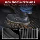LASFIT Floor Mats for Toyota Camry 2017 2016 2015 LE/SE/XLE/XSE/Hybrid, Custom Fit TPE All Weather Floor Liners for Camry 2015-2017 1st & 2nd Row Car Mats, Black
