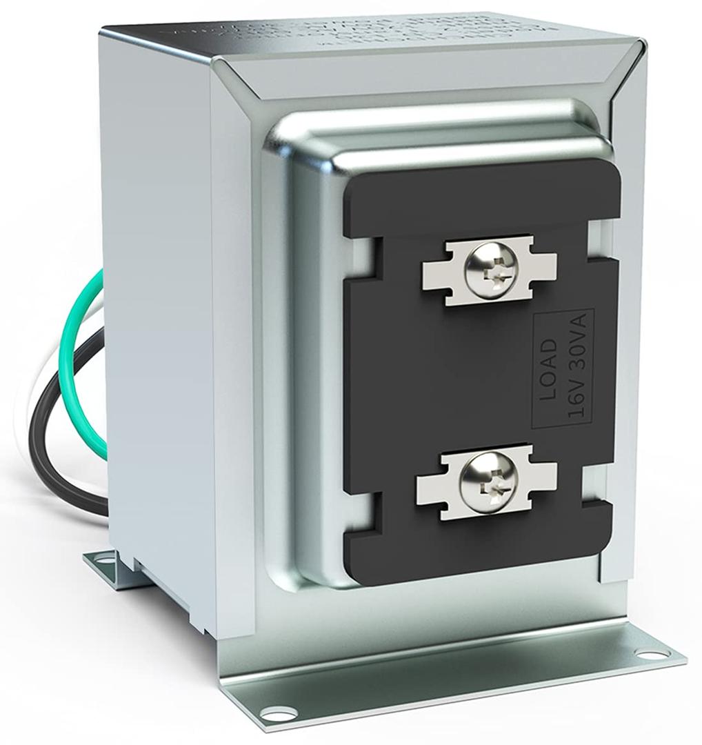 Doorbell Transformer 16V 30VA Hardwired Door Chime Transformer Compatible with Ring Video Doorbell Pro,Nest Hello Video Doorbell