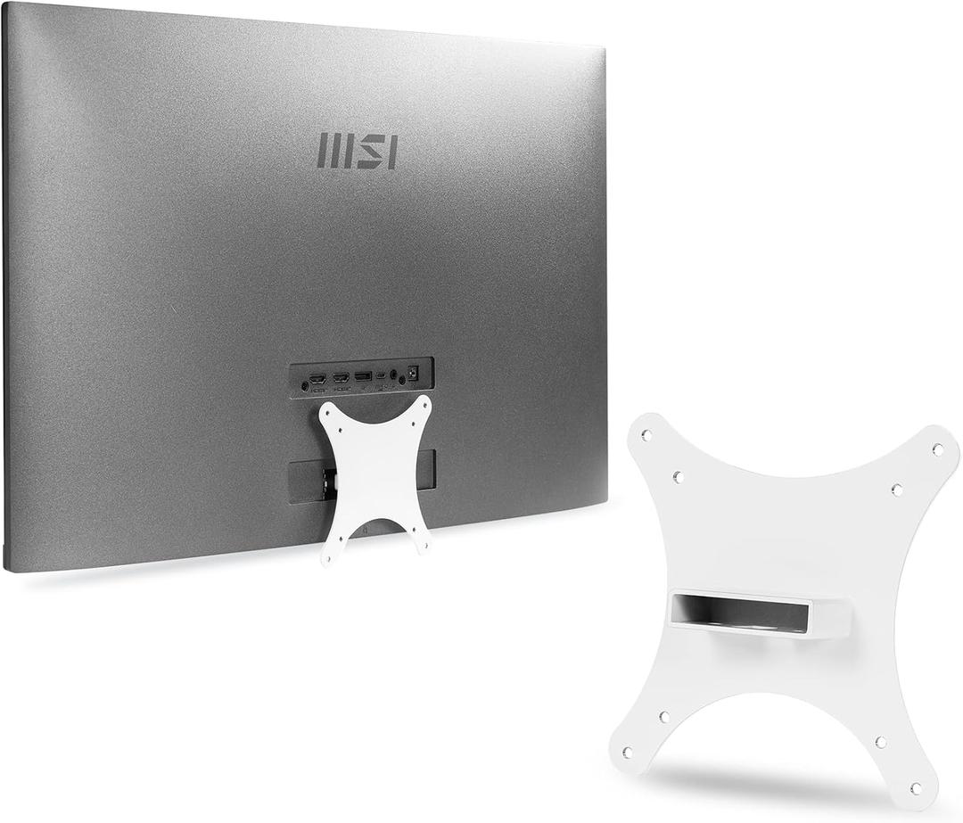 Monitor Arm/Mount VESA Bracket Adapter Compatible with MSI Monitor (MD271UL, MD271ULDE) - 75x75mm 100100mm White