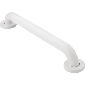 Moen R8918W Bathroom Safety 18-Inch Grab Bar with Concealed Screws, Glacier White