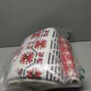 DJY Christmas Quilt Set King Size, Reindeer Snowflakes Pattern Bedspread Bedding Set 3 Piece Red Christmas Coverlet Festival Winter Elk Decor Reversible Quilted Bedding Set with 2 Pillowcases