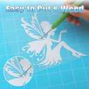 HTVVETUR Glow in The Dark HTV Heat Transfer Vinyl Roll 12 Inch by 10 Feet Iron on DIY for T-Shirt PU Stretch Elastic HTV Vinyl (Dark in Glow Blue, 10FT)