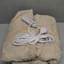 Electric Blanket Twin 62"X84"- Soft Double Sided Sherpa Heated Blanket Twin with 5 Heatings Levels & 10 hrs Auto Shut Off, Fast Heating & ETL Certified, Gift for Women(Beige)