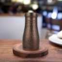 HYGGE Pure Copper Bedside Carafes, Copper Jug- Pure Copper Water Pitcher for Gifting, home, Sports & Yoga Flask with Tumbler - Ayurveda Health Benefits - Antique Hammered Capacity 1 Liter (34 Oz)