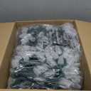 C9 Christmas Lights Outdoor with 100 Spring Clips, 65FT 100 LED C9 String Lights Waterproof Connectable for Roofline Patio House Yard Windows Indoor Outdoor Christmas Decorations, Warm White 2 Pack