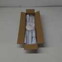 White Tension Curtian rod no drill, 42 to 60 inch Adjustable Heavy Duty black shower curtain rod for Windows bathroom Closet