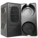 Workman CB Radio Hump Mount With Speaker and Cup Holders