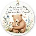 Mom Christmas Ornament 2026 - to The World You are A Mother Christmas Ornaments for Tree Decorations, Thank You Gifts for Mom from Son, Daughter, Nana Ornament, Xmas Gifts for Women