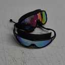 Rantizon Swim Goggles 2 Pack, Wide View Anti Fog&UV Swimming Goggles for Audlt, No Leaking Swim Glasses for Men Women Kids (Large for Adults, Aqua & Birght Rose)