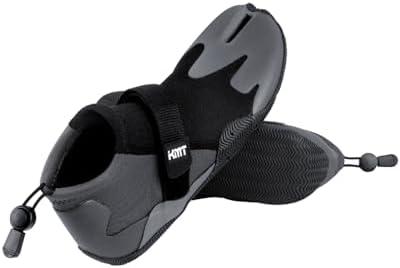 KMT Water Boots for Surfing Paddleboarding Kayaking, 3mm Split Toe Wetsuit Booties with Anti-Slip Neoprene Sole