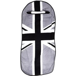Seat Armour (SA100MINIBGR) Black/Gray 'British Flag' Seat Protector Towel