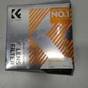K&F CONCEPT 77mm Black Diffusion 1/4 Filter Mist Cinematic Effect Filter with 18 Multi-Layer Coatings for Video/Vlog/Portrait Photography (K-Series)
