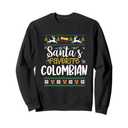 Santa's Favorite Colombian - Colombia Ugly Christmas Sweater Sweatshirt, Size XL