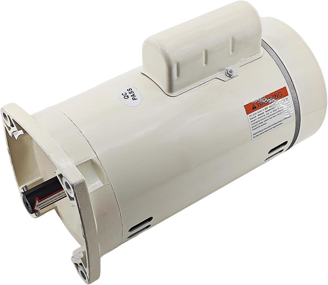 355012S Pool Pump Motor 1.5 HP 115/230V Single Speed, 3450 RPM, 56Y Square Flange Frame, Replacement for 071315S, Compatible with Pentair WhisperFlo Pool Pumps, Heavy Duty SF 1.45/1.5