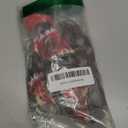 Sanwuta 4 Pcs Christmas Dog Knitted Scarves with Poms Winter Pet Neck Warmer Bandanas for Pets Holiday Festive Pet Scarf Accessories for Xmas Costume and Gift(M)