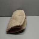 OIAHOMY 75L Large Woven Cotton Rope Storage Basket with Handle for Organizing Blanket and Toys for Living Room, Nursery, Brown Variegated 22x17x12