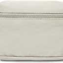 ODODOS 2L Belt Bag for Women Men, Crossbody Fanny Packs with Adjustable Strap Waist Pouch for Workout Hiking Running Travel, Light Grey