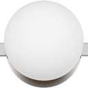Bathroom Vanity Light Fixtures, Modern 3 Lights Globe Wall Sconce Lighting Brushed Nickel, Porch Wall Mount Light Fixture for Bathroom, Mirror Cabinets Hallway Stairs