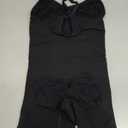 SHAPERX Shapewear for Women Tummy Control Open Bust Thigh Slimmer Body Shaper (Medium, Black)