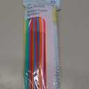 LaMi 75 Super Flex Straws, Plastic Assorted Colors