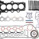 Engine Head Gasket Kit with Bolts Compatible for 2012-2019 for Hyundai Accent 2012-2017 for Hyundai Veloster 2012-2018 for Kia Rio 2012-2018 for Kia Soul 1.6L L4 HS26554PT Head Gasket Kit