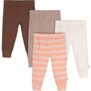 Gerber Baby Girls Multi-Pack Active Pants Set 3-6M