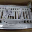 IRIS USA 24" 4-Panel Dog Playpen with Door, 35 x 35 x 24, Puppy Playpen, Dog Play Pen Indoors, Pet Fence, Puppies/Small Dogs, White