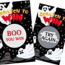 FLYAB Halloween Scratch Off Cards 28PCS Spooky Ghost Party Game Scratch Off Cards Halloween Party Game Scratch Off Cards Halloween Games Activity for Groups Kids Adults Halloween Holiday Game Supplies