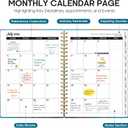 Academic Planner 2026-2027, Monthly & Weekly Jul 2026-Jun 2027 Planner