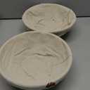 Superbaking 2 pcs Banneton Bread Proofing Basket, 9" Splinter-Free Round Rattan Bread Basket with Liners, Sourdough Starter Kit, Sourdough Bread Baking Supplies & Sourdough Kit, Bread Making Tools