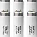 (6Pack) T12 4FT Fluorescent Bulb,F40T12/CW 40W 48inch Light Tube,4100K Cool White,Replaces F40T12/CW/Supreme,F40CWX,Medium Bipin(G13) Base, 2600 Lumens